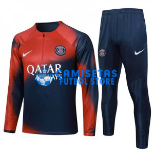 Sudadera de Entrenamiento PSG 2023/2024 Kit Rojo/Azul