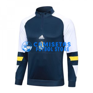 Sudadera de Entrenamiento Real Madrid 2023/2024 Azul Marino/Blanco