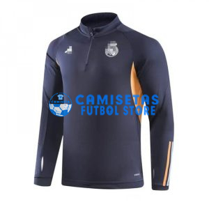 Sudadera de Entrenamiento Real Madrid 2023/2024 Azul Marino/Naranja