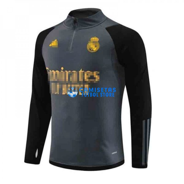 Sudadera de Entrenamiento Real Madrid 2023/2024 Gris Oscuro