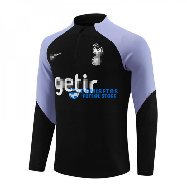 Sudadera de Entrenamiento Tottenham Hotspur 2023/2024 Negro/Morado