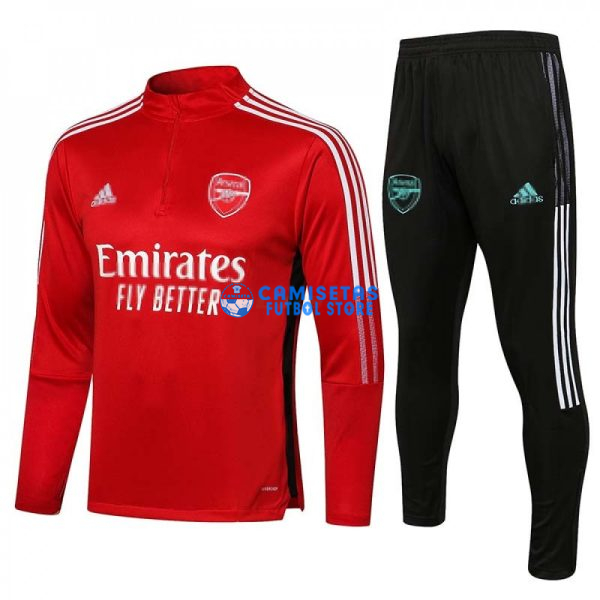 Sudadera De Entrenamiento Arsenal 2021/2022 Kit Rojo