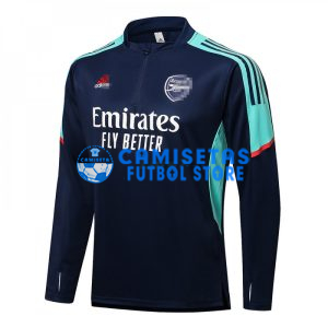 Sudadera de Entrenamiento Arsenal FC 2021/2022 Azul Marino/Verde