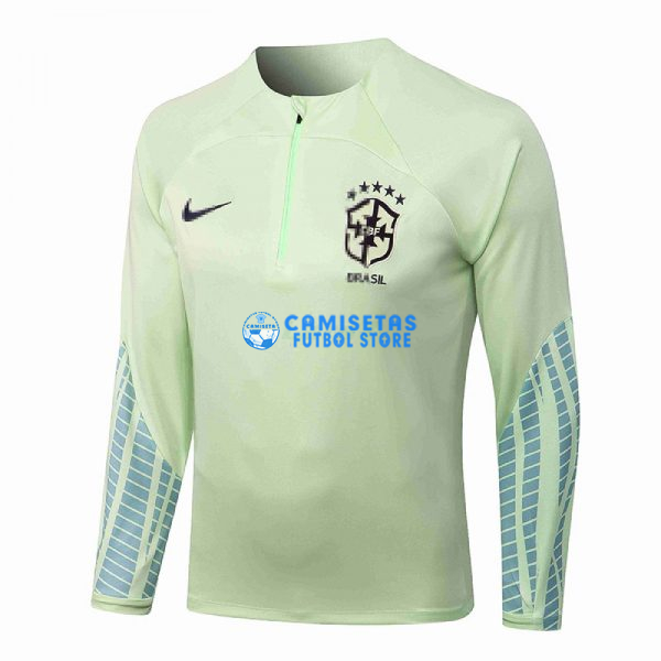 Sudadera de Entrenamiento Brasil 2022 Verde