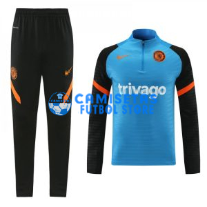 Sudadera De Entrenamiento Chelsea 2021/2022 Kit Azul/Negro