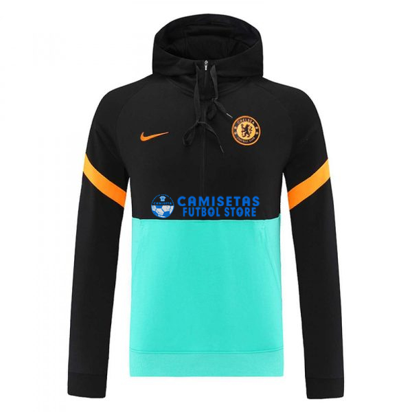 Sudadera De Entrenamiento Chelsea 2021/2022 Negro/Verde