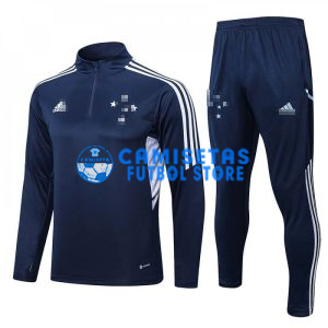 Sudadera De Entrenamiento Cruzeiro 2022/2023 Kit Azul Real