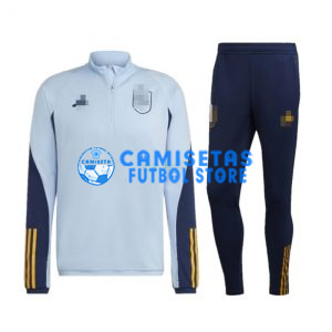 Sudadera De Entrenamiento España 2022 Kit Azul Claro