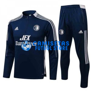 Sudadera De Entrenamiento Feyenoord 2021/2022 Kit Azul Oscuro