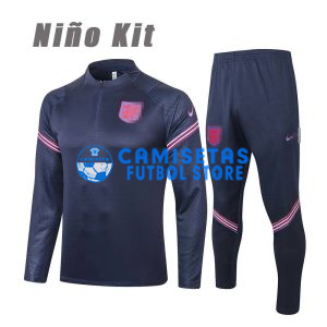 Sudadera de Entrenamiento Inglaterra 2020 Niño Kit Azul Marino