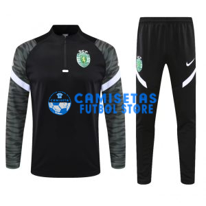 Sudadera De Entrenamiento Lisboa 2021/2022 Kit Negro