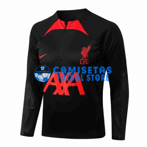 Sudadera De Entrenamiento Liverpool 2022/2023 Negro/Rojo