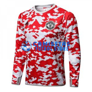 Sudadera de Entrenamiento Manchester United 2021/2022 Cuello Redondo Rojo