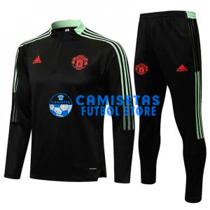 Sudadera De Entrenamiento Manchester United 2021/2022 Kit Negro