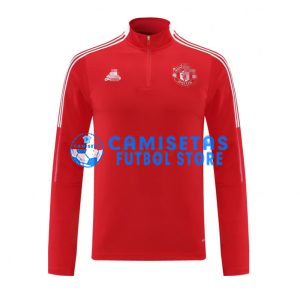 Sudadera de Entrenamiento Manchester United 2021/2022 Rojo/Banco