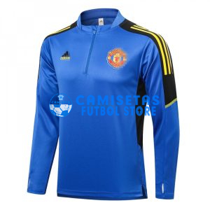 Sudadera de Entrenamiento Manchester United 2021/2022 UCL Azul