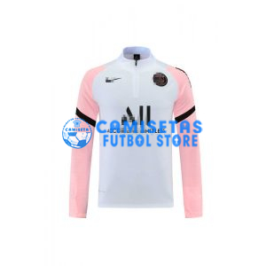 Sudadera De Entrenamiento PSG 2021/2022 Blanco/Rosa