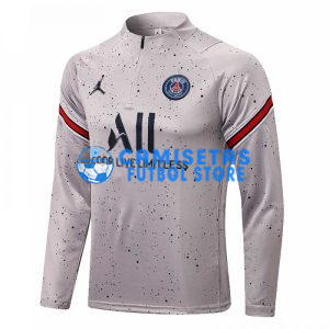 Sudadera De Entrenamiento PSG 2021/2022 Estampado Gris Claro