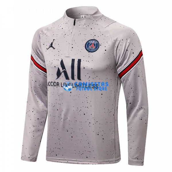 Sudadera De Entrenamiento PSG 2021/2022 Estampado Gris Claro