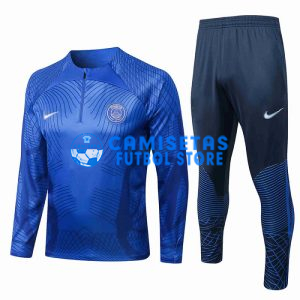 Sudadera De Entrenamiento PSG 2022/2023 Kit Azul Marca Azul