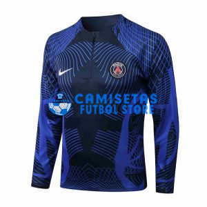 Sudadera De Entrenamiento PSG 2022/2023 Azul Marino/Azul