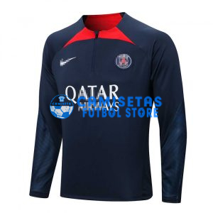 Sudadera De Entrenamiento PSG 2022/2023 Azul Marino/Rojo