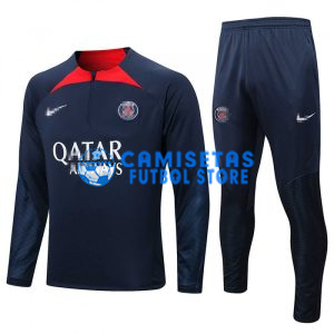 Sudadera De Entrenamiento PSG 2022/2023 Kit Azul Marino/Rojo