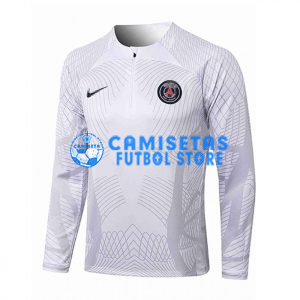 Sudadera De Entrenamiento PSG 2022/2023 Blanco/Gris