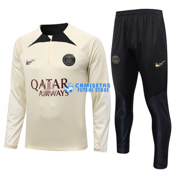 Sudadera De Entrenamiento PSG 2023/2024 Kit Beige