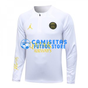 Sudadera De Entrenamiento PSG 2023/2024 Blanco/Amarillo