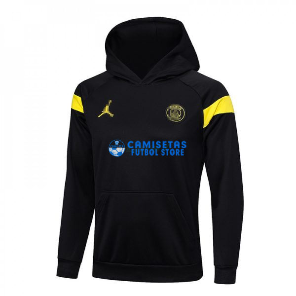 Sudadera De Entrenamiento PSG 2023/2024 Con Capucha Negro/Amarillo