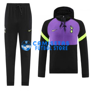 Sudadera De Entrenamiento Tottenham Hotspur 2021/2022 Kit Negro/Púrpura