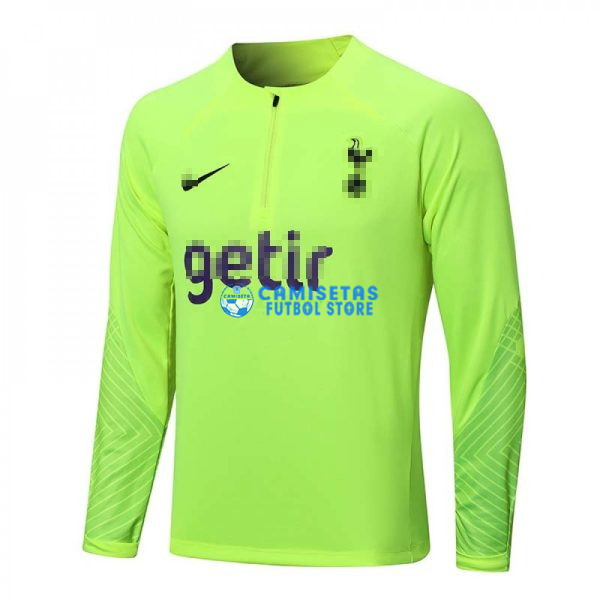 Sudadera De Entrenamiento Tottenham Hotspur 2022/2023 Verde Fluorescente