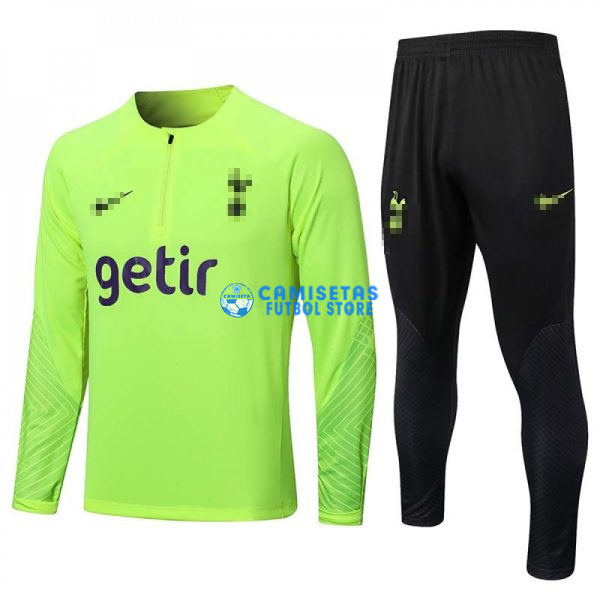 Sudadera De Entrenamiento Tottenham Hotspur 2022/2023 Kit Kit Verde Fluorescente