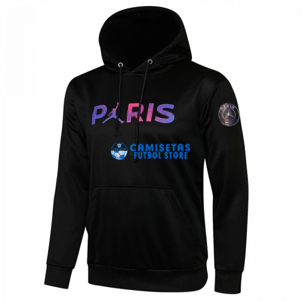 Sudadera PSG 2021/2022 Con Capucha Negro Marca Policromo