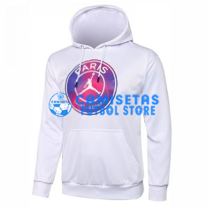 Sudadera PSG 2021/2022 Jordan Con Capucha Blanco