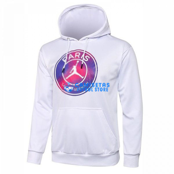 Sudadera PSG 2021/2022 Jordan Con Capucha Blanco