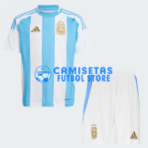 Camiseta Argentina 1ª Equipación 2024 Niño Kit