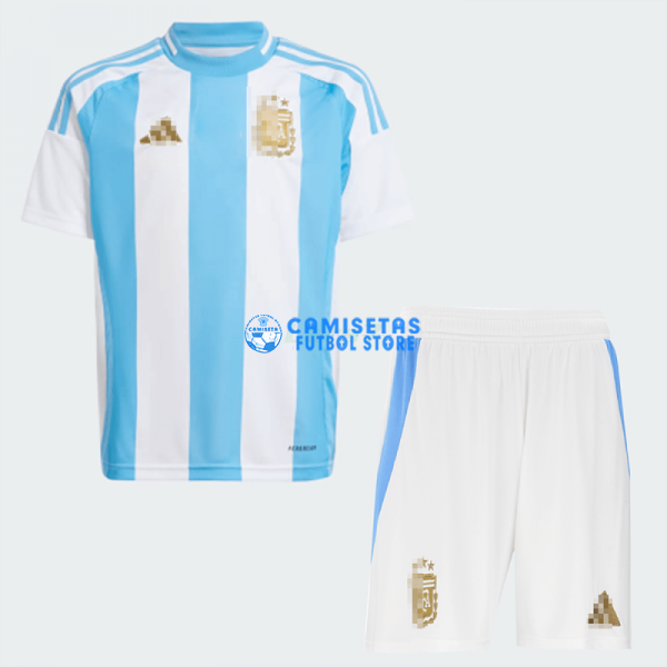 Camiseta Argentina 1ª Equipación 2024 Niño Kit