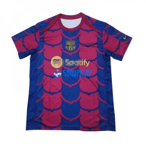 Camiseta Barcelona 2024/2025 Pre-Match Rojo/Azul