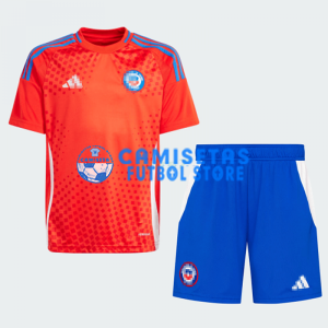 Camiseta Chile 1ª Equipación 2024 Niño Kit