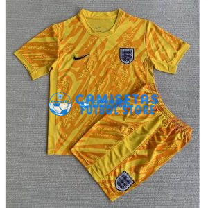 Camiseta De Portero Inglaterra 2024 Niño Kit Amarillo