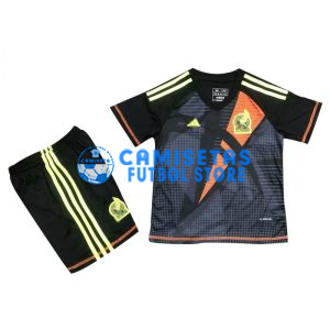 Camiseta De Portero México 2024 Niño Kit Negro