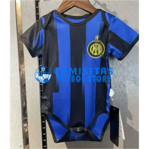 Camiseta Inter de Milan 1ª Equipación 2023/2024 Baby