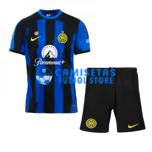 Camiseta Inter de Milan 1ª Equipación 2023/2024 Niño Kit