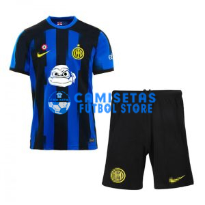 Camiseta Inter de Milán 1ª Equipación 2023/2024 Tartarughe Ninja Niño Kit