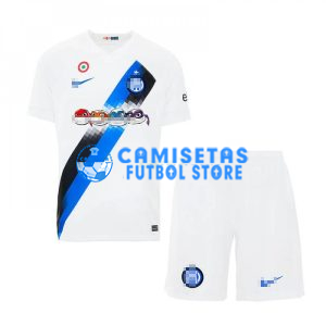 Camiseta Inter de Milán 2ª Equipación 2023/2024 Tartarughe Ninja Niño Kit