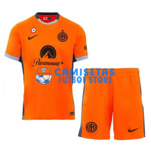 Camiseta Inter de Mlian 3ª Equipación 2023/2024 Niño Kit