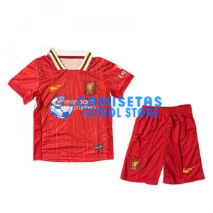 Camiseta Liverpool 2024/2025 Rojo Niño Kit