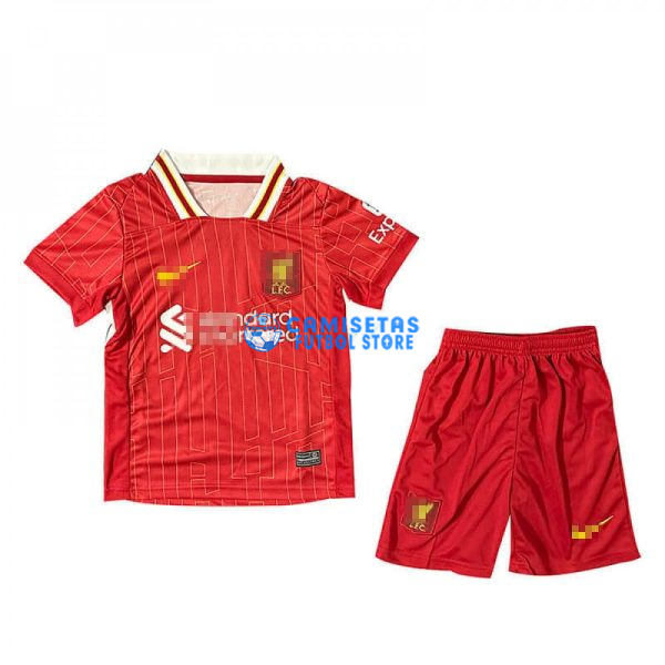 Camiseta Liverpool 2024/2025 Rojo Niño Kit